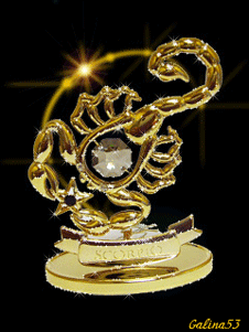 Gif animé bijoux scorpion